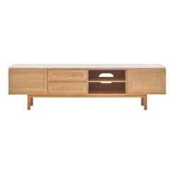 Yorke Travertine TV Unit - 2 Drawers/2 Doors