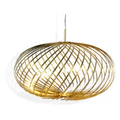 Tom Dixon Spring Pendant Lamp -Trit Houses Shop SPRINGMEDIUMBRASSLEVEL3ON Cutout