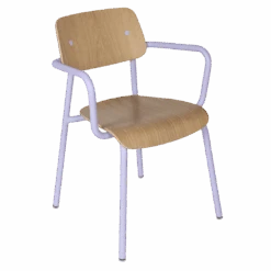 Fermob Studie Oak Armchair -Trit Houses Shop STUDIE BRIGDE CHENE GUIMAUVE SKU 6922D1