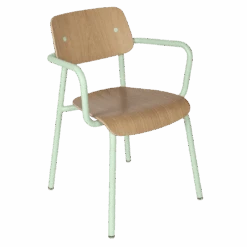 Fermob Studie Oak Armchair -Trit Houses Shop STUDIE BRIGDE CHENE MENTHE GLACIALE SKU 6922A7