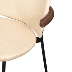 Solace Half Arm Chair -Trit Houses Shop SolaceHalfArmChair EspressoOak Limestone AlabamaDETAIL1