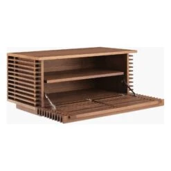 Line Media Console - 1 Door -Trit Houses Shop TRI D04 1 008 American Walnut 2