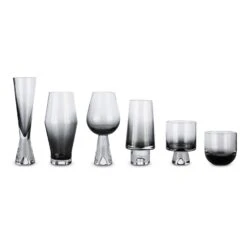 Tom Dixon Tank Low Ball Glasses - Set Of 2 -Trit Houses Shop TankGroupshotBlackCutout