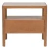 Theo Travertine Wide Bedside Table