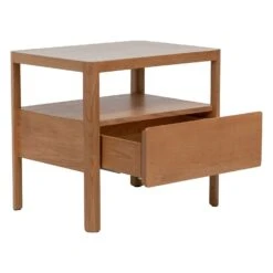 Theo Travertine Wide Bedside Table -Trit Houses Shop Theo Travertine Wide Bedside Table Travertine Light Oak 03 web