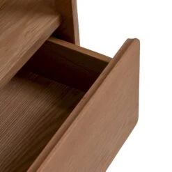 Theo Travertine Wide Bedside Table -Trit Houses Shop Theo Travertine Wide Bedside Table Travertine Light Oak 05 web