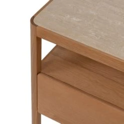 Theo Travertine Wide Bedside Table -Trit Houses Shop Theo Travertine Wide Bedside Table Travertine Light Oak 08 web