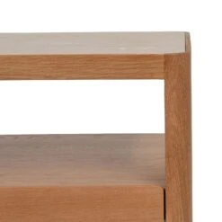 Theo Travertine Wide Bedside Table -Trit Houses Shop Theo Travertine Wide Bedside Table Travertine Light Oak 09 web