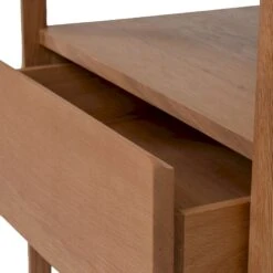 Theo Travertine Wide Bedside Table -Trit Houses Shop Theo Travertine Wide Bedside Table Travertine Light Oak 10 web