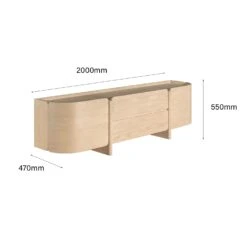 Tipo TV Unit -Trit Houses Shop TipoTvUnitProductDimensions