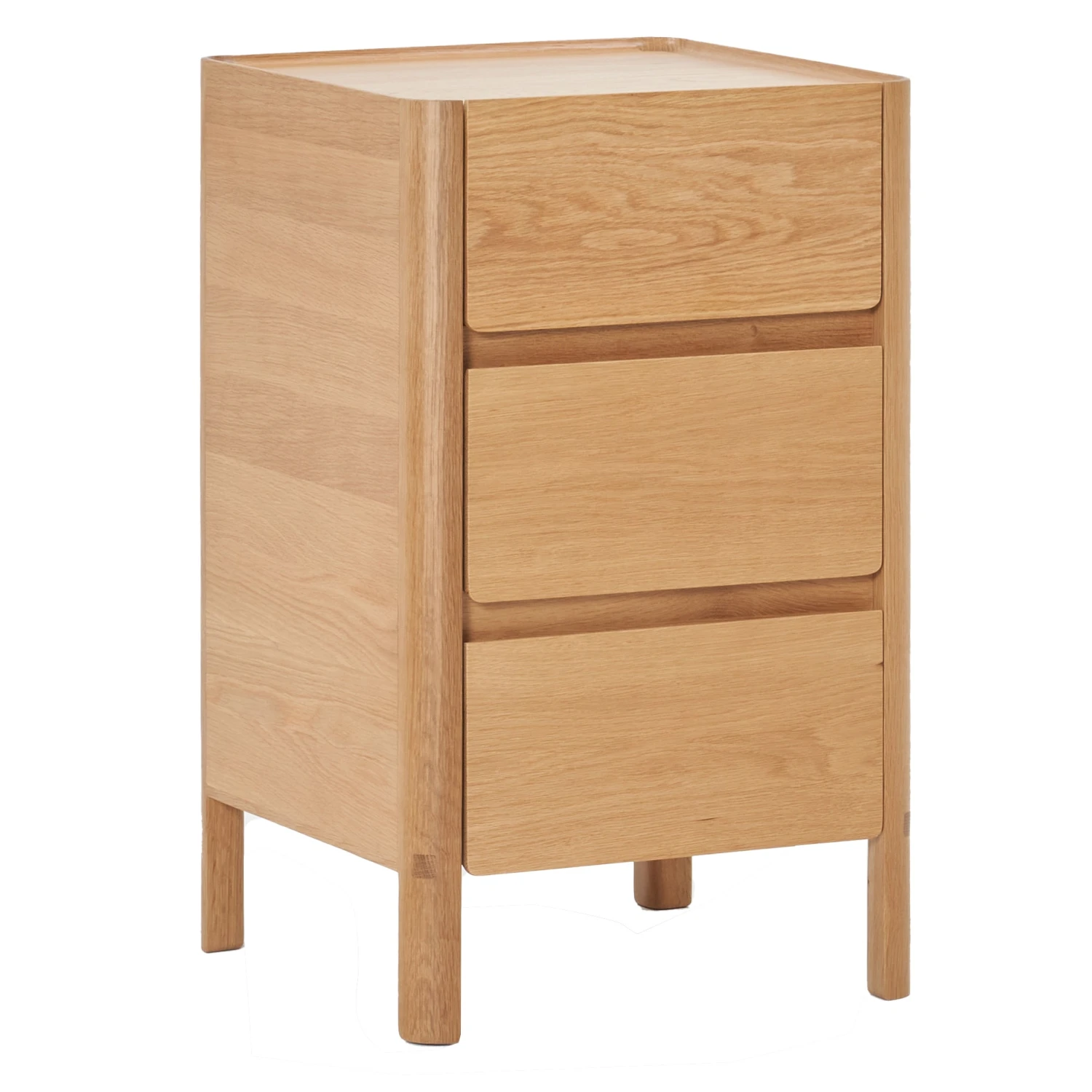 Tye 3 Drawer Timber Nightstand 1 Tye 3 Drawer Timber Nightstand