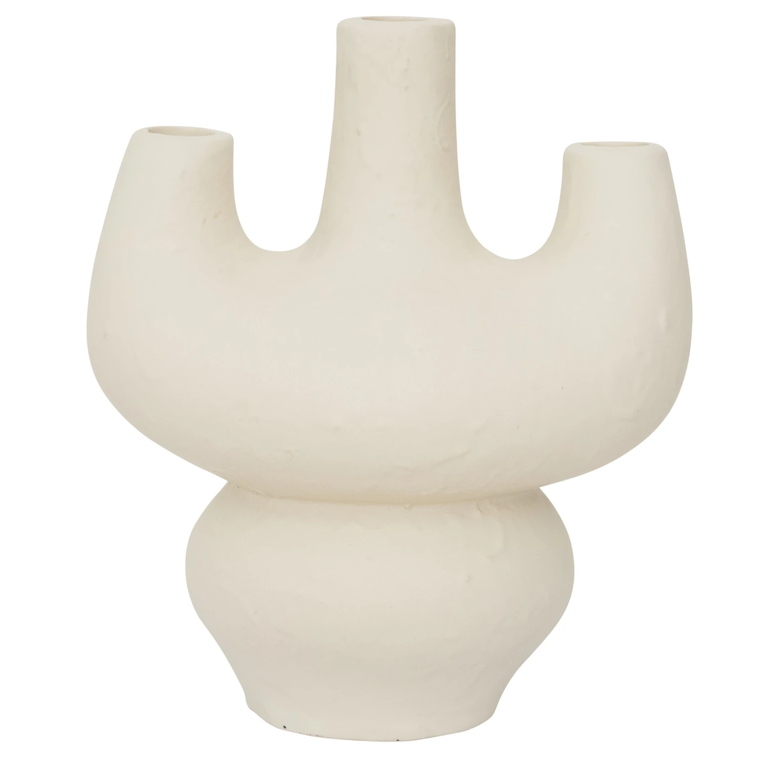 Chandelier Ceramic Candle Holder - White 1 Chandelier Ceramic Candle Holder - White