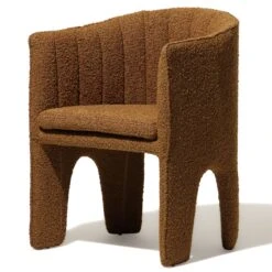 Milano Dining Chair 26 Milano Dining Chair -Trit Houses Shop UNS C02 1 003 Orange Boucle 02