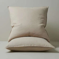 Ravello French Flax Linen Pillowcase - Set Of 2 21 Ravello French Flax Linen Pillowcase - Set Of 2 -Trit Houses Shop Weave Ravello bedding european pillows shell web