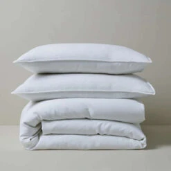 Ravello French Flax Linen Pillowcase - Set Of 2 32 Ravello French Flax Linen Pillowcase - Set Of 2 -Trit Houses Shop Weave Ravello bedding quilt standard pillowsr white web