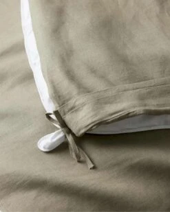 Ravello French Flax Linen Quilt Cover 25 Ravello French Flax Linen Quilt Cover -Trit Houses Shop Weave Ravello quilt ties caper 1 web