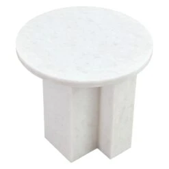 Ziki Side Table 18 Ziki Side Table -Trit Houses Shop Ziki Side Table White Onyx Marble 02