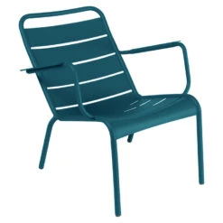 Fermob Luxembourg Low Armchair 31 Fermob Luxembourg Low Armchair -Trit Houses Shop acapulco blue 31