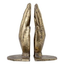 Bloomingville Brass Metal Bookend - Set Of 2