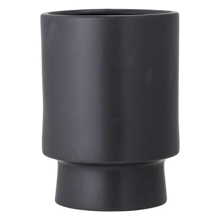 Bloomingville Mac Stoneware Flowerpot - Black 1 Bloomingville Mac Stoneware Flowerpot - Black