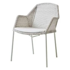 Breeze Stackable Dining Chair -Trit Houses Shop can c02 0 001 loom antique white white seat pad 25014b15 095d 4b0a 8277 b2718557d56a