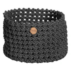 Soft Rope Basket - Soft Rope 7 Soft Rope Basket - Soft Rope -Trit Houses Shop can g15 0 006 dark grey large