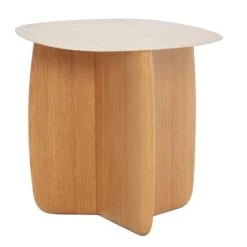 Eden Travertine Side Table