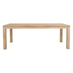 Ethnicraft Oak Straight Dining Table