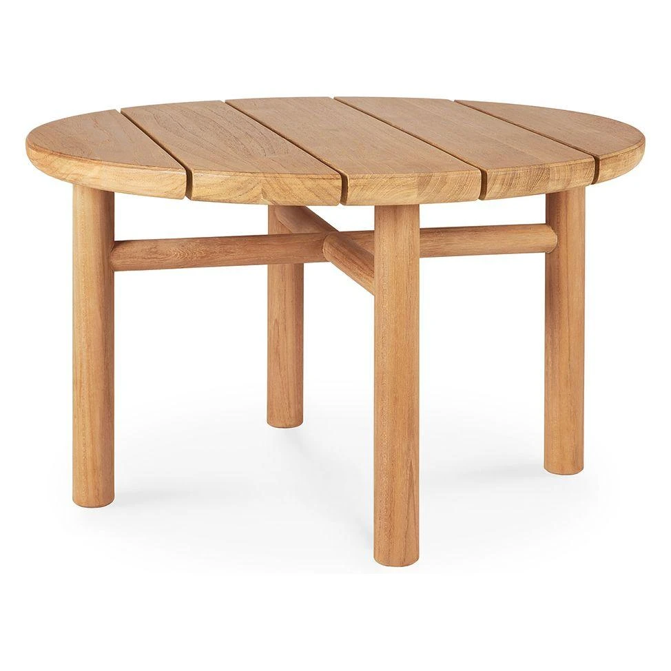 Ethnicraft Teak Quatro Outdoor Side Table 2 Ethnicraft Teak Quatro Outdoor Side Table - Image 2