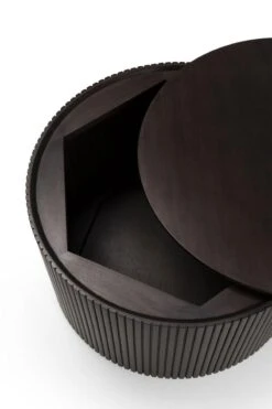 Ethnicraft Mahogany Roller Max Round Side Table -Trit Houses Shop eth b03 1 039 03