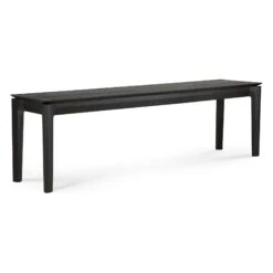 Ethnicraft Oak Bok Bench 33 Ethnicraft Oak Bok Bench -Trit Houses Shop eth c03 1 007 black oak 1660mm 02 1174fbfb 8e53 4e9a 8d93 b730cf8a62db