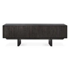 Ethnicraft Teak Mosaic TV Cupboard - 1 Flip-down Door/1 Drawer