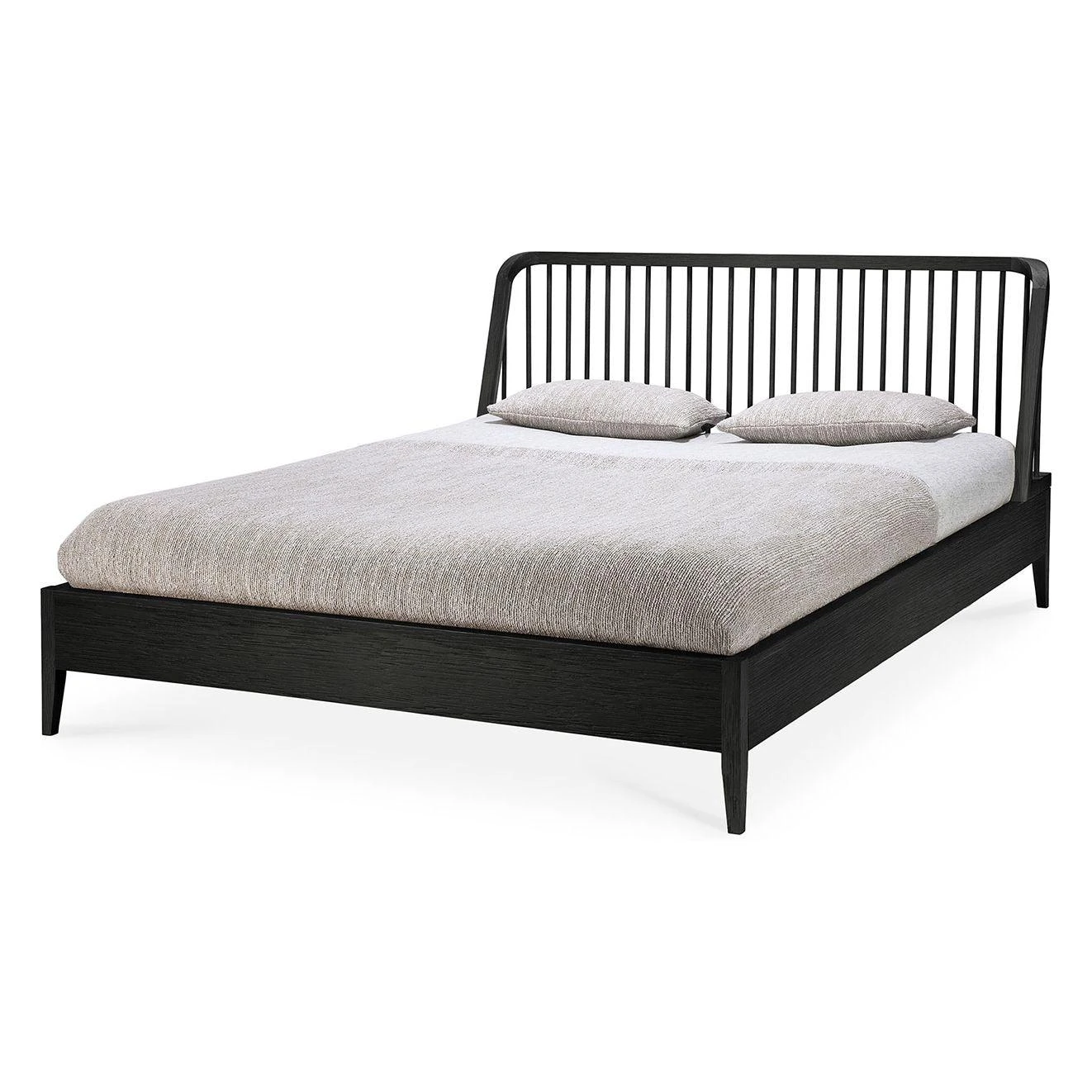 Ethnicraft Oak Spindle King Bed 2 Ethnicraft Oak Spindle King Bed - Image 2
