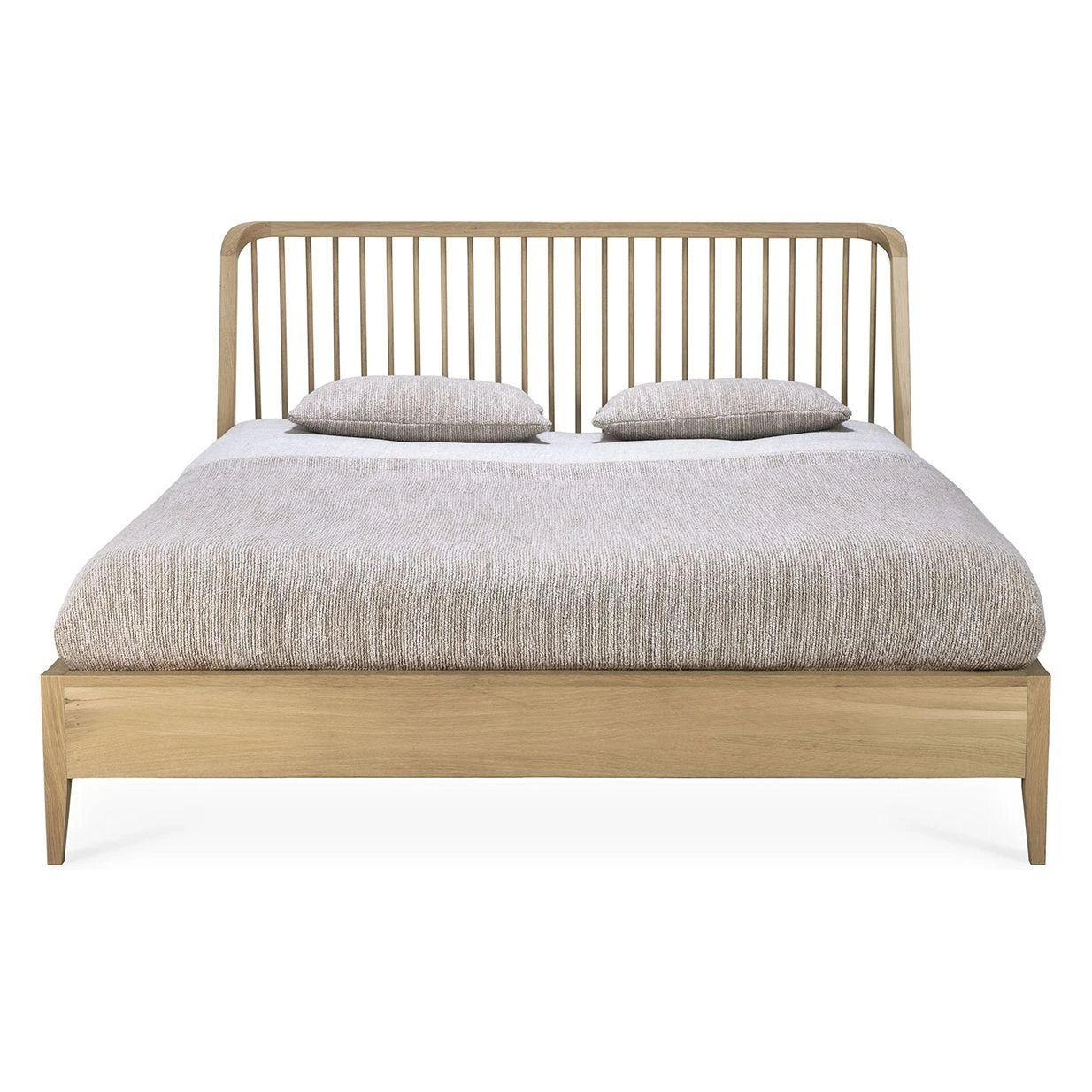 Ethnicraft Oak Spindle King Bed 4 Ethnicraft Oak Spindle King Bed - Image 4