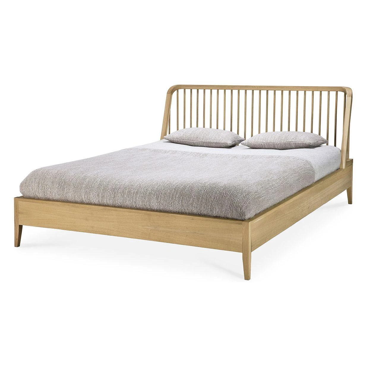 Ethnicraft Oak Spindle King Bed 5 Ethnicraft Oak Spindle King Bed - Image 5