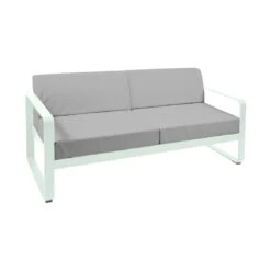 Fermob Bellevie 2 Seater Sofa 24 Fermob Bellevie 2 Seater Sofa -Trit Houses Shop fer a01 0 001 flannel grey ice mint