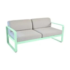 Fermob Bellevie 2 Seater Sofa 26 Fermob Bellevie 2 Seater Sofa -Trit Houses Shop fer a01 0 001 flannel grey opaline green