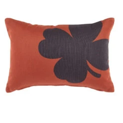 Fermob Trefle Cushion - 44 X 30cm -Trit Houses Shop fer g06 0 022 red ochre cropped c1f8b4c2 53a4 456e afee de0854e5e0d9