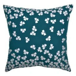 Fermob Trefle Cushion - 44 X 44cm -Trit Houses Shop fer g06 0 023 duck blue cropped 13b4f7c7 4d6f 4246 82d5 ecc3881108cd