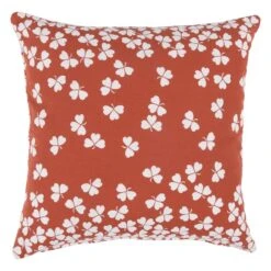 Fermob Trefle Cushion - 44 X 44cm -Trit Houses Shop fer g06 0 023 red ochre cropped 9cd69320 daab 4f3f a330 9e57664aa7c1