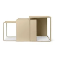 Ferm LIVING Cluster Tables - Set Of 3 -Trit Houses Shop fermLIVING ClusterTablesSetOf3 cashmere pack