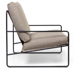 Ferm LIVING Desert Dolce 1 Seater Lounge Chair -Trit Houses Shop fermLIVING SS22 DesertSofa 1seater BlackDarkSand 1104265433 pack 2