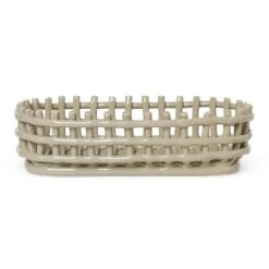 Ferm LIVING Ceramic Oval Basket