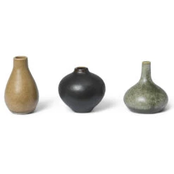 Ferm LIVING Komo Mini Vases - Calm - Set Of 3