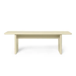 Ferm LIVING Rink Bench 6 Ferm LIVING Rink Bench -Trit Houses Shop fermLIVING AW24 RinkBench140 Eggshell 1104270163 1