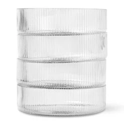 Ferm LIVING Ripple Serving Bowls - Set Of 4 -Trit Houses Shop fermLIVING RippleServingBowls Clear 1104266335 pack 2