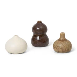Ferm LIVING Komo Mini Vases - Multi - Set Of 3
