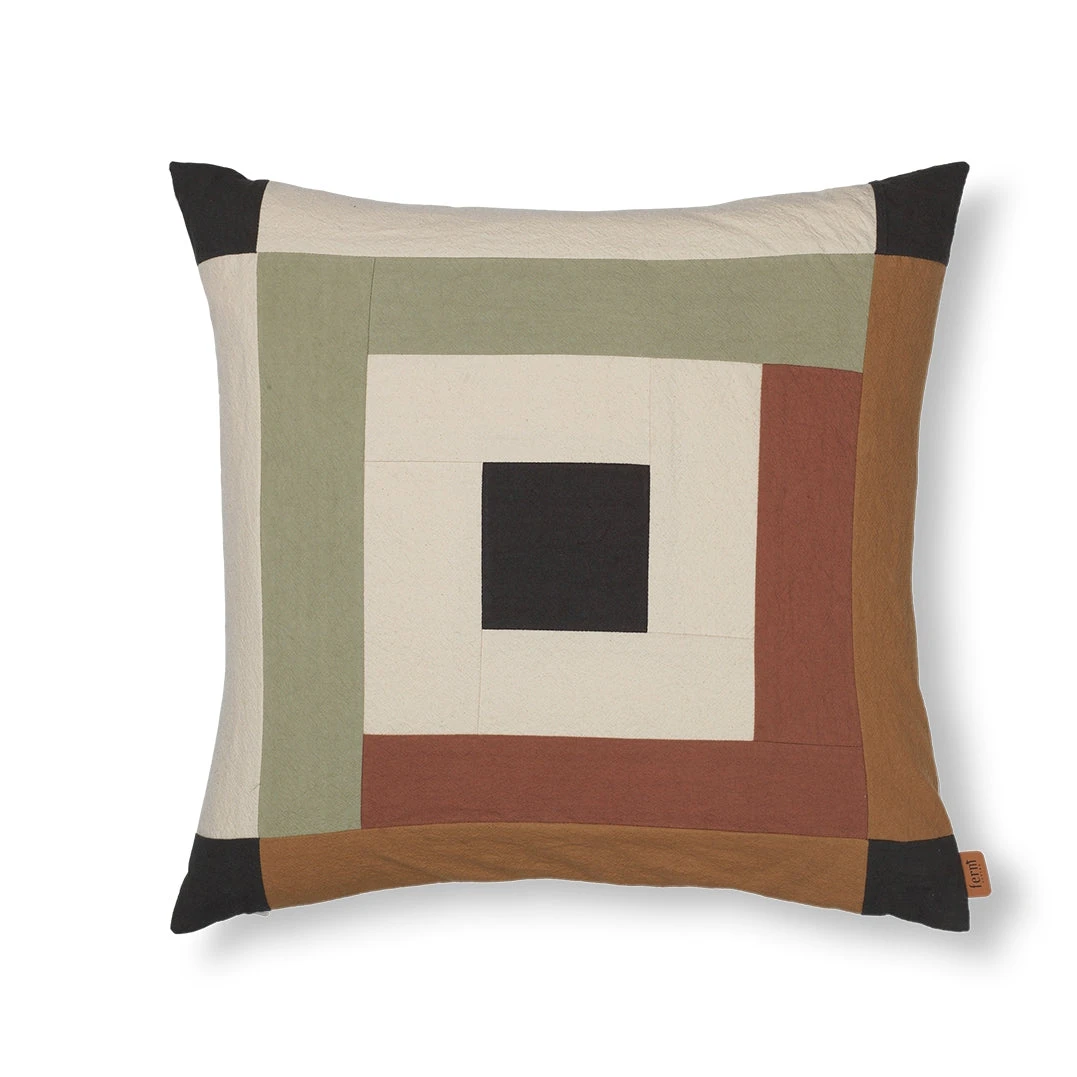 Ferm LIVING Border Patchwork Cushion 1 Ferm LIVING Border Patchwork Cushion