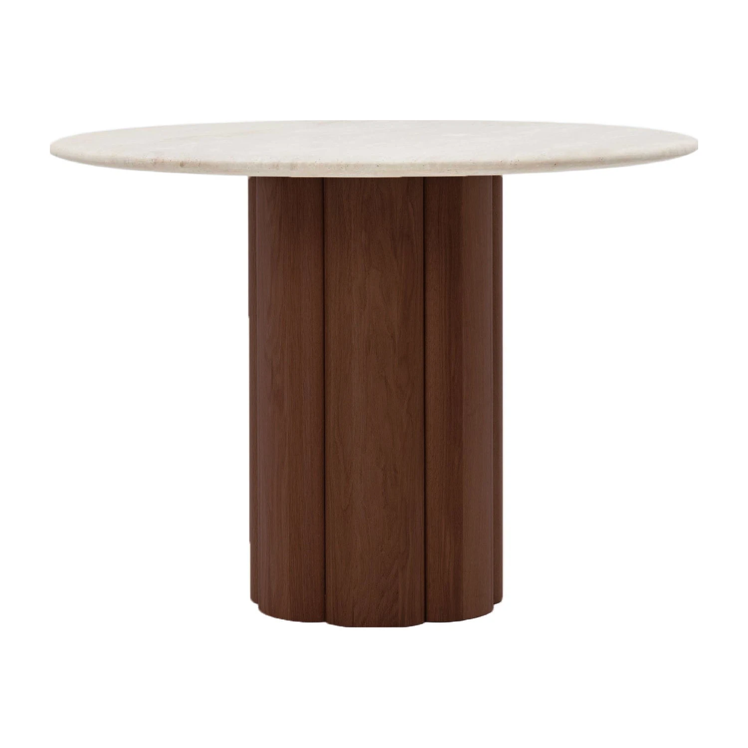 Kora Travertine Round Dining Table 5 Kora Travertine Round Dining Table - Image 5