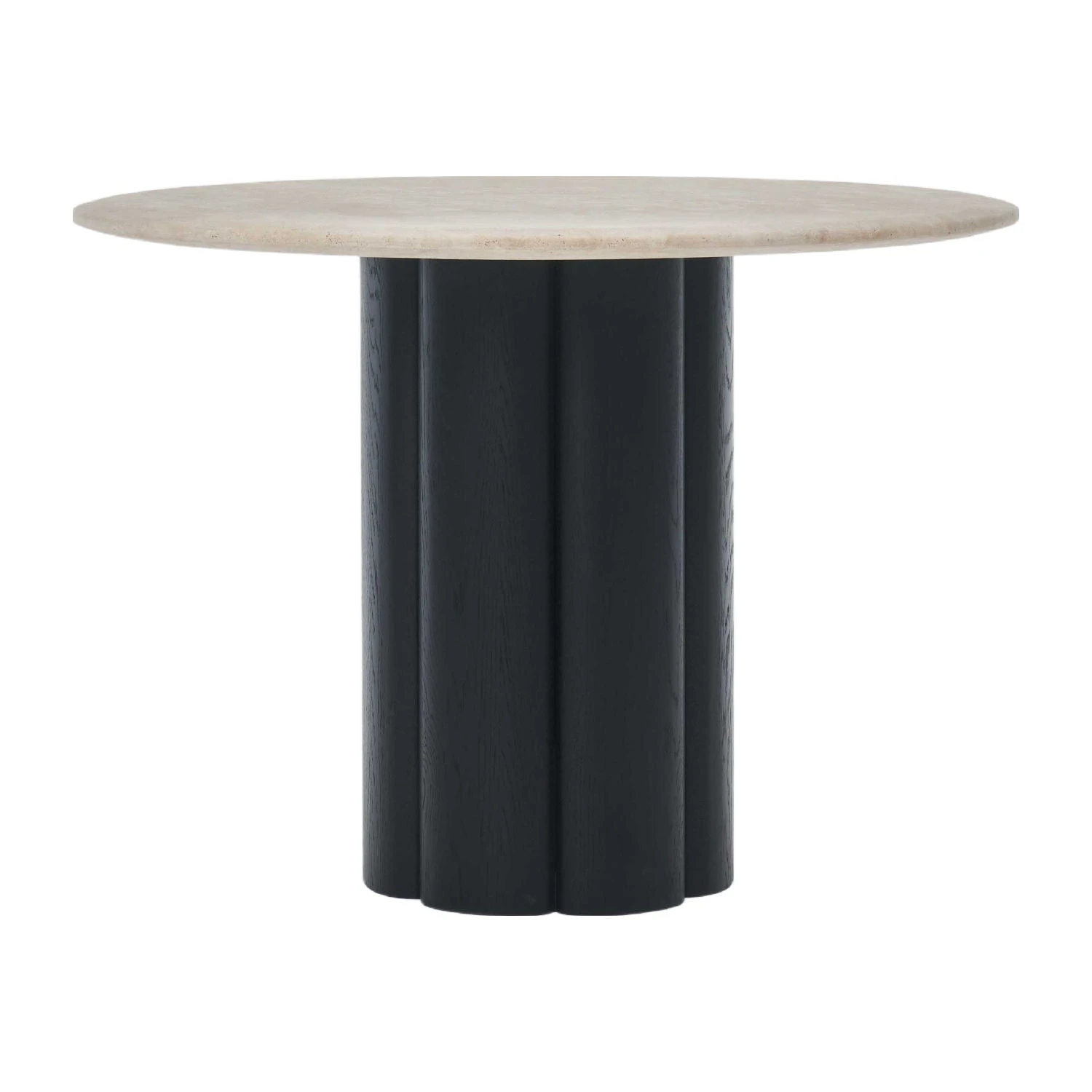 Kora Travertine Round Dining Table 6 Kora Travertine Round Dining Table - Image 6